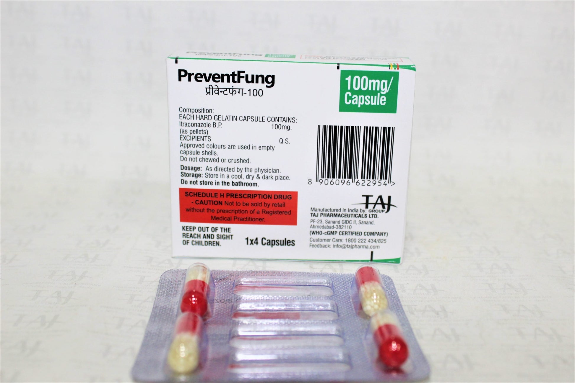 ITRACONAZOLE CP 100MG 30