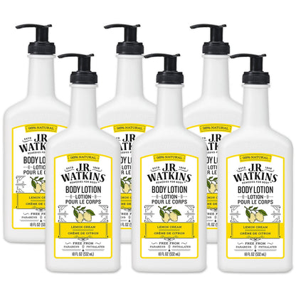 J.R. WATKINS BODY LOTION,LEMON CREAM