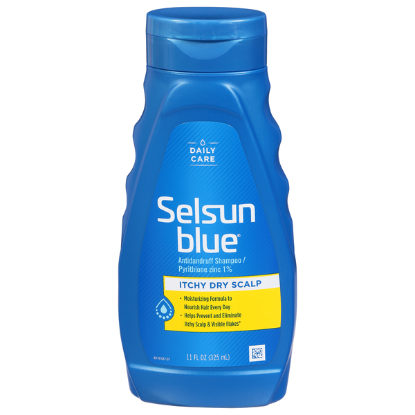 Selsun Blue Shampoo Naturals Dandruff Itchy Dry Scalp 11oz