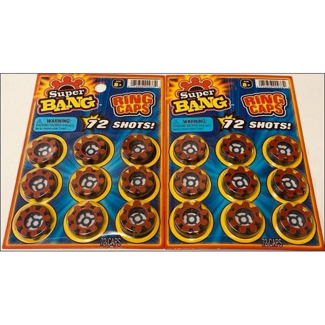 JA-RU Super Bang Cap Shot Ring Cap Blaster, 8 shots