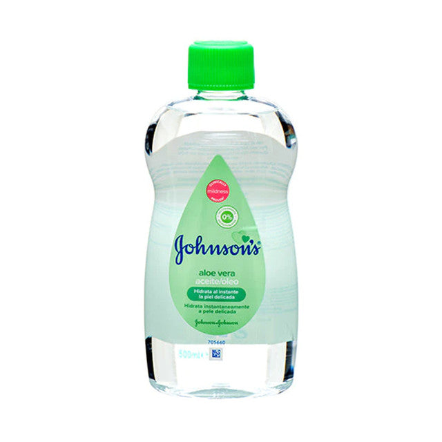 JJ BABY OIL 14OZ ALOE
