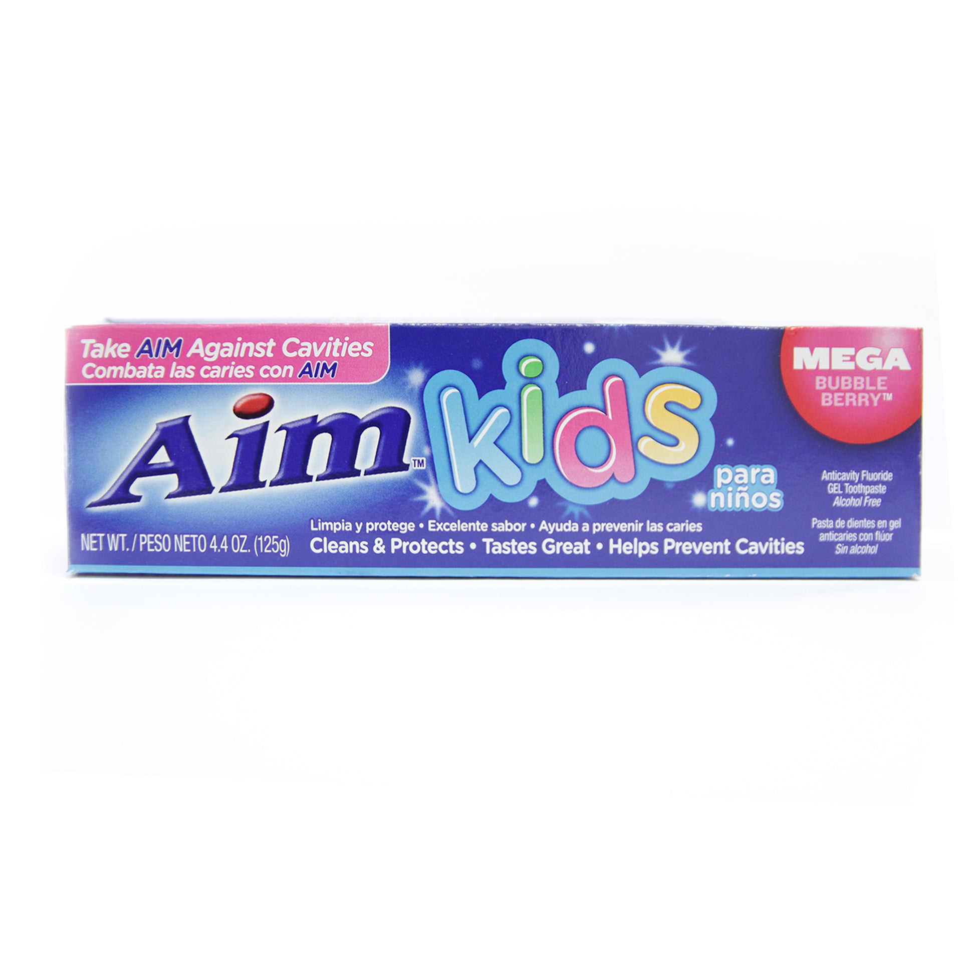 Aim Kids Toothpaste Mega Bubble Berry 4.4oz