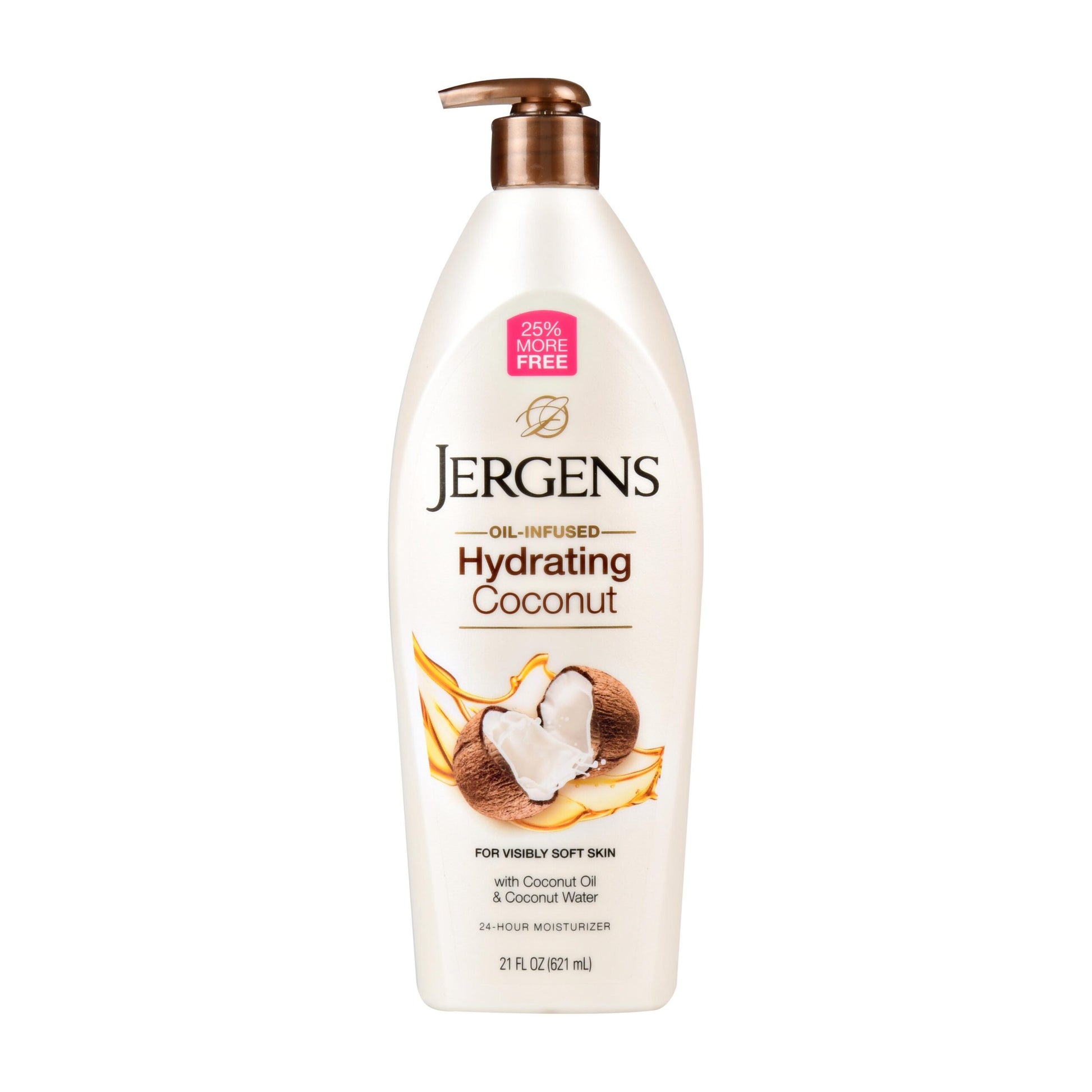 Jergens Coconut Hydrating 16.8oz Moisturizer Pump