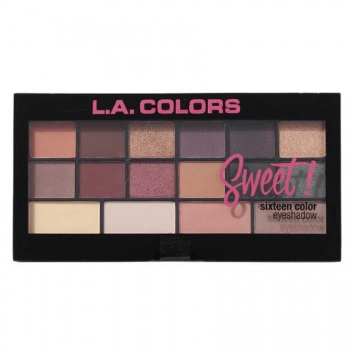 L.A. Colors 16 Color Eyeshadow Palette - Sweet