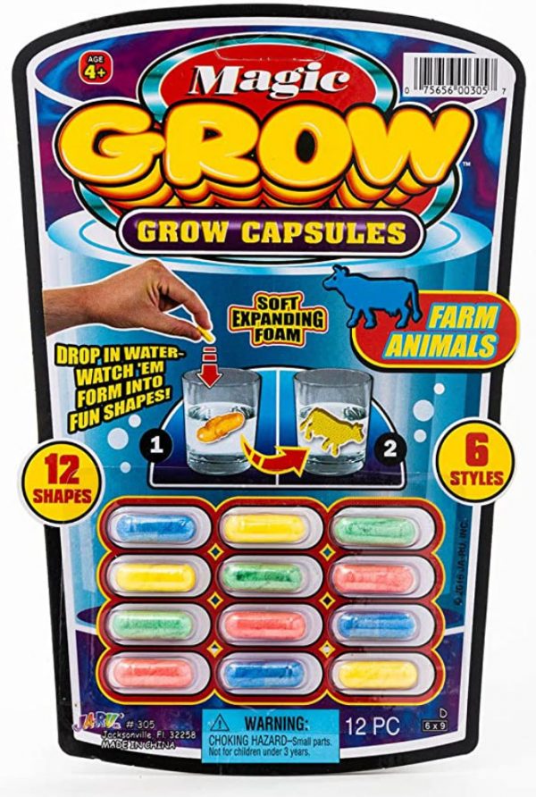 JA-RU Magic Grow Sea Creatures Capsules, Assorted