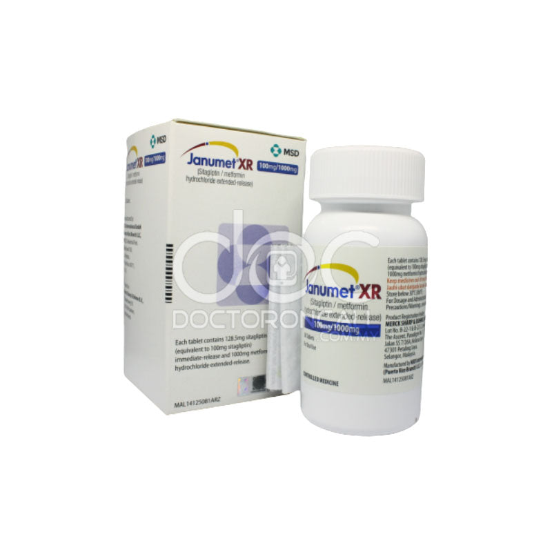 JANUMET XR TB 100-1000MG 30UU