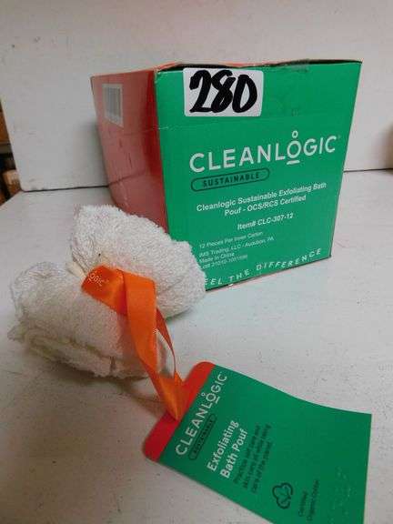 Clean Logic Sustainable Exfoliating Bath Pouf