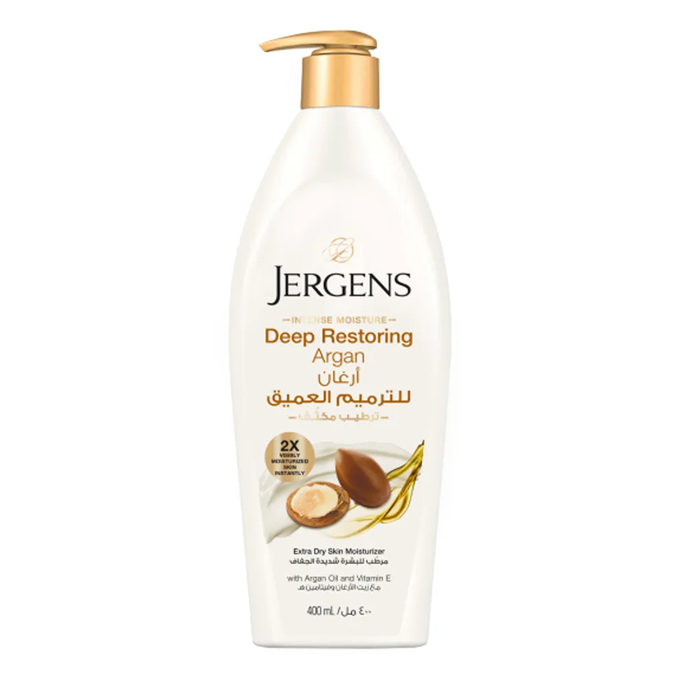 Jergens Deep Restoring Argan 16.8oz Moisturizer Pump
