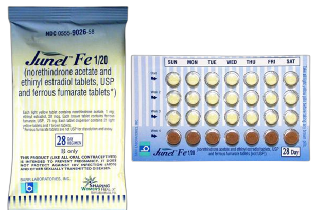 JUNEL FE TB 1.5-0.03MG 6X28