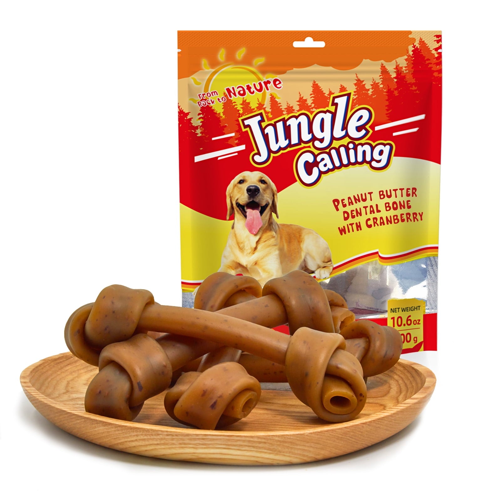 Paws Happy Life Rawhide Free Dog Combo Bones, Wrapped with Real Chicken, 6 count