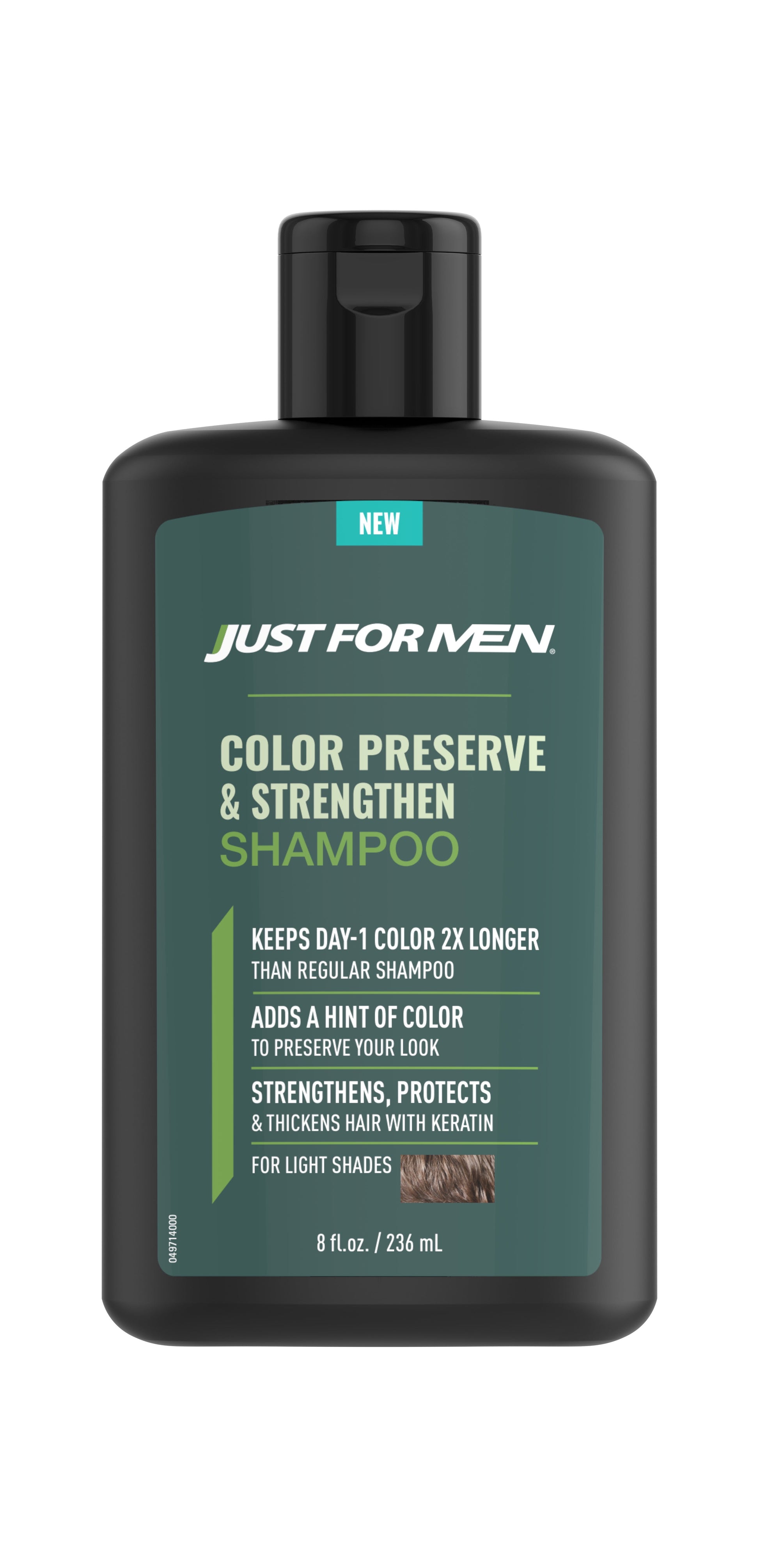 JUST FOR MEN CONTRL LGHT SHADE SHMP 4OZ