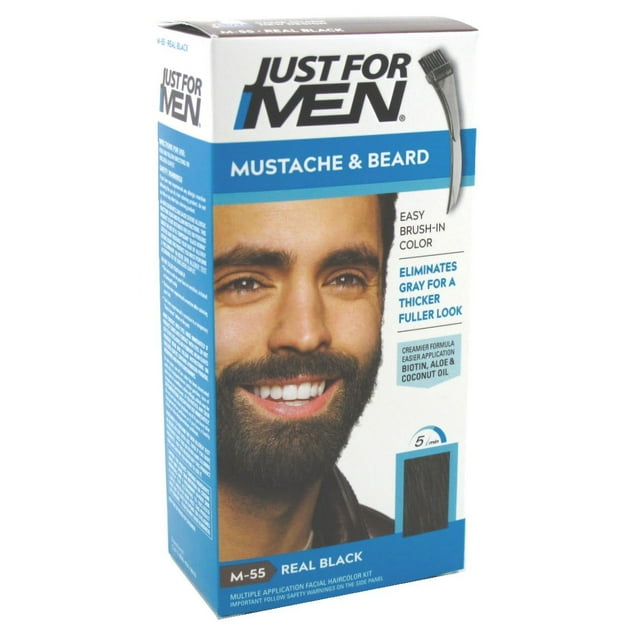 JUST FOR MEN MUSTACHE GEL REAL BLACK