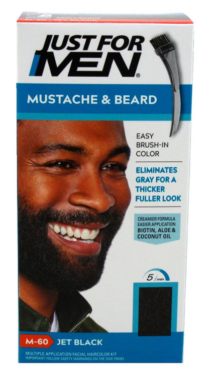 JUST FOR MEN MUSTACHE GEL JET BLACK