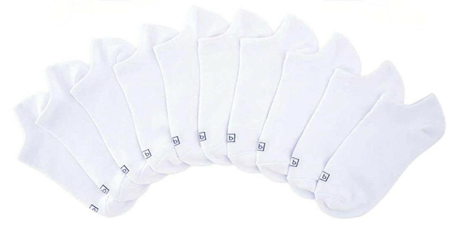 Russell Fashion Foot Women's White No-Show Socks, 2 pairs