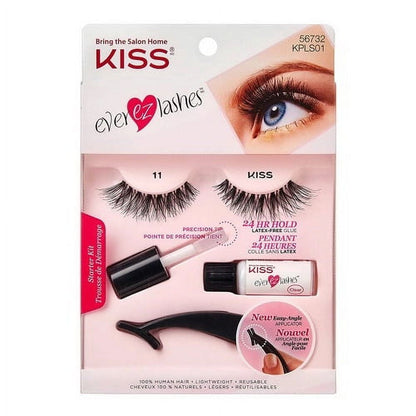 KISS Products Lash GLUEliner False Eyelashes Starter Kit - Clear - 5ct