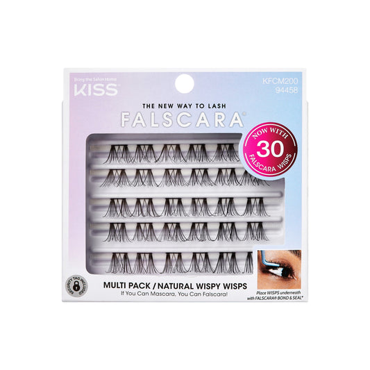 KISS Falscara Studio Mini On-The-Go Kit - Classic Natural, 36 wisps