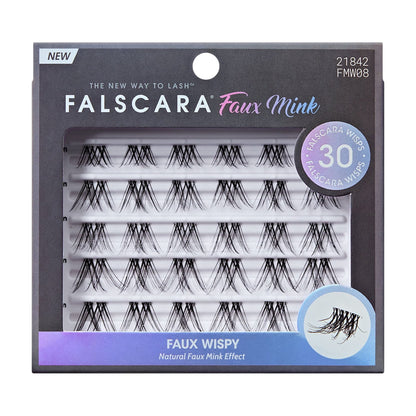 KISS FALSCARA Multipack 3D Lash Extension Effect - Faux Mink Wisps, 24 count