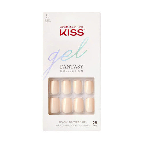 Kiss Gel Fantasy Magnetic Velvety Effect 28 Count Short