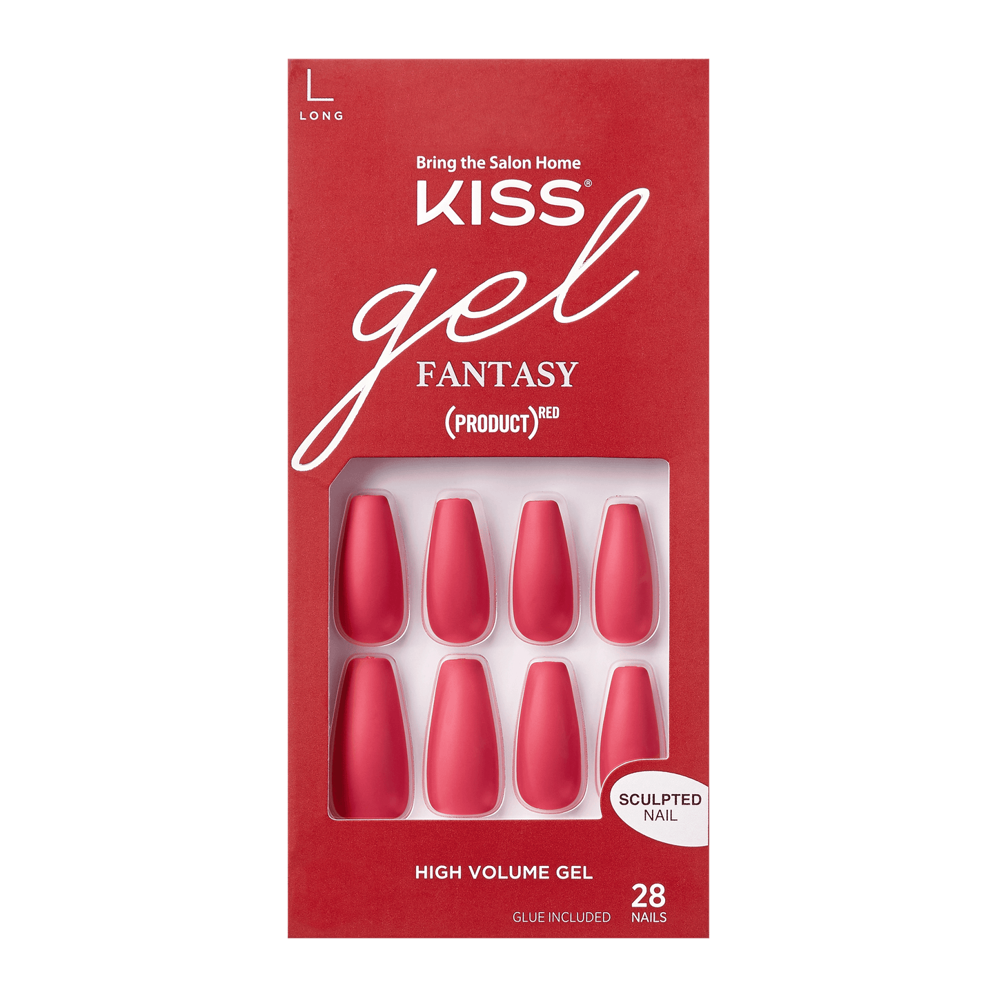 KISS Gel Fantasy Fake Nails - Ribbons
