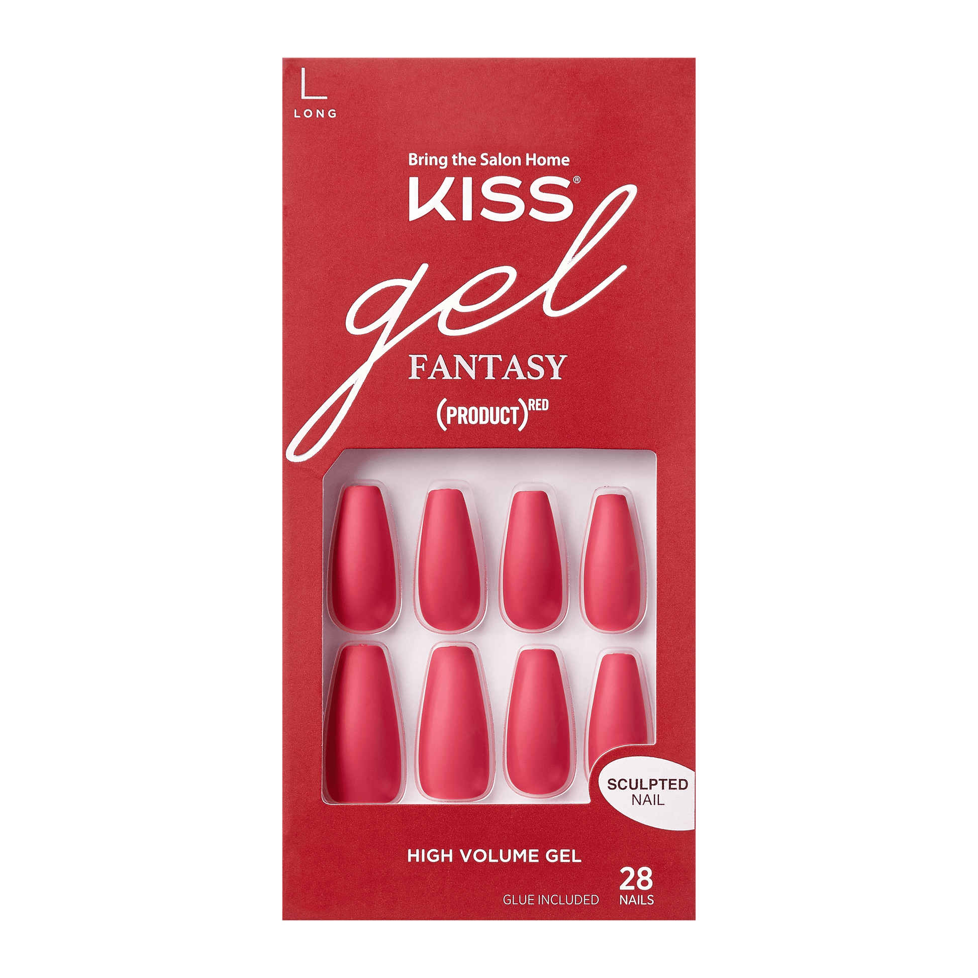 KISS Gel Fantasy Allure Ready-To-Wear Fake Nails - Hottiest Thing