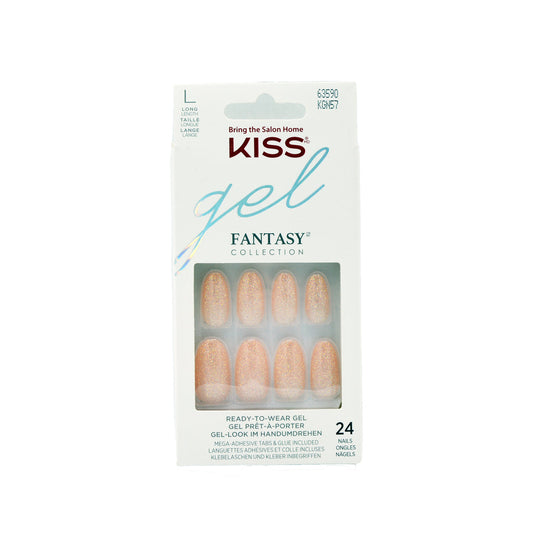 KISS Gel Fantasy Nails Medium Length, KGN16 Bookwarm
