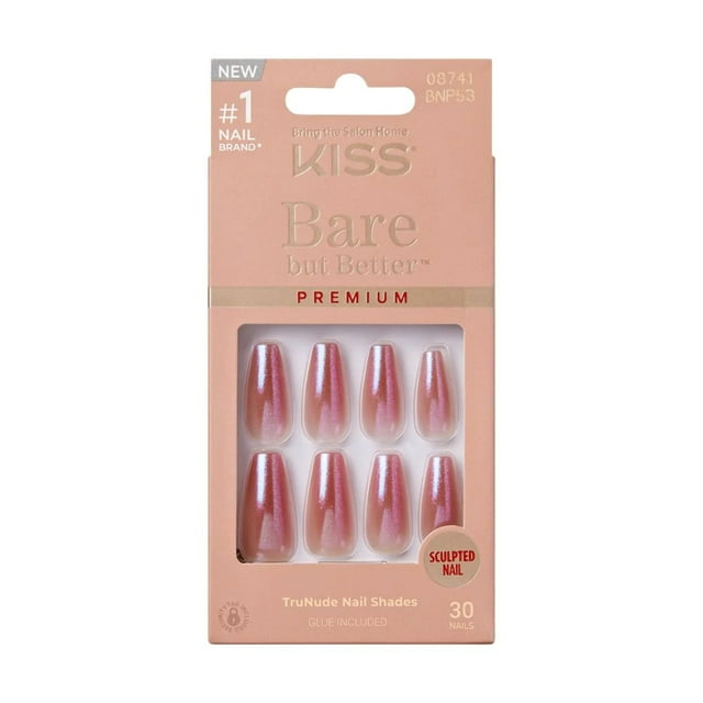 KISS Bare but Better Premium Fake Nails - So Natural