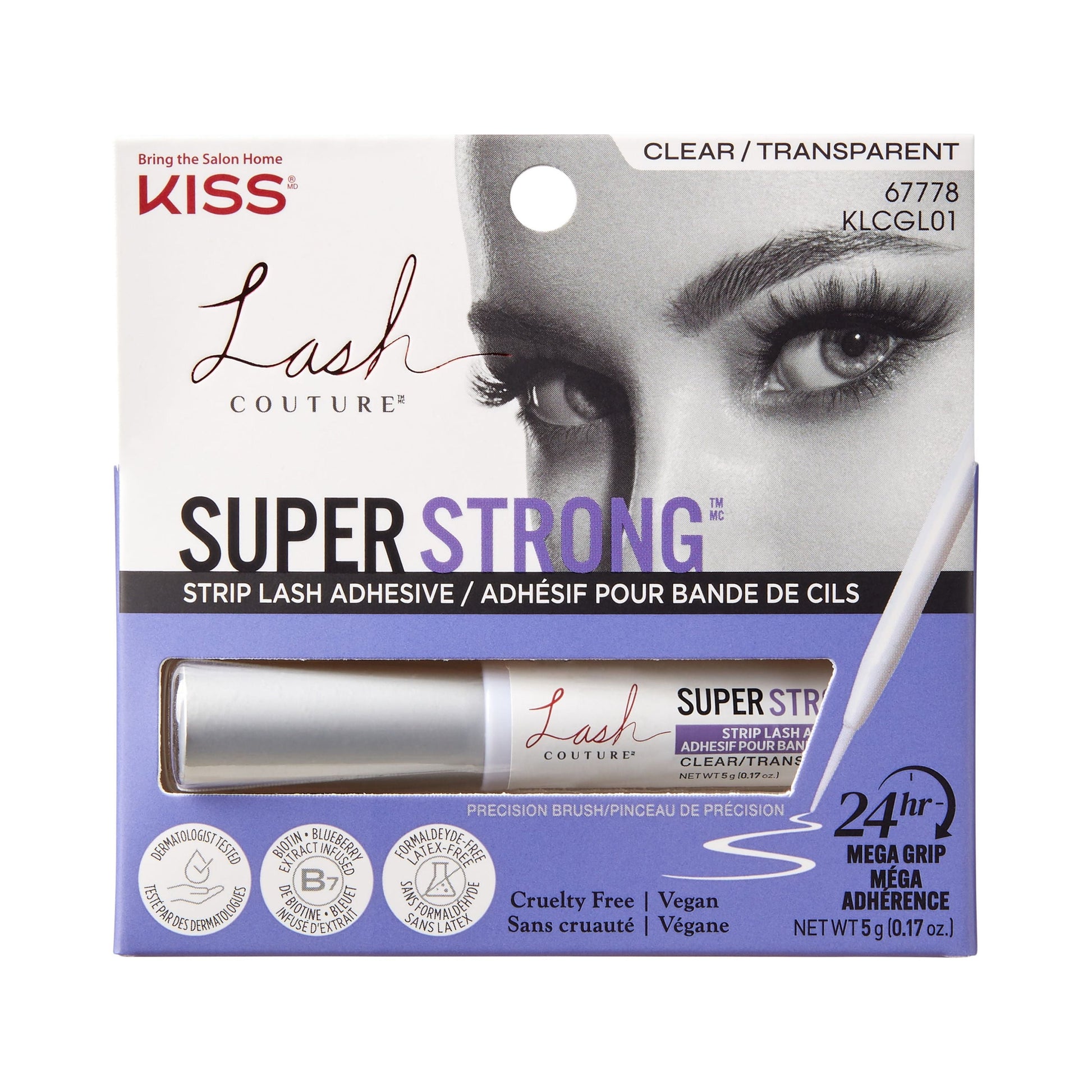 KISS SuperFlex Strip Lash Adhesive - Clear