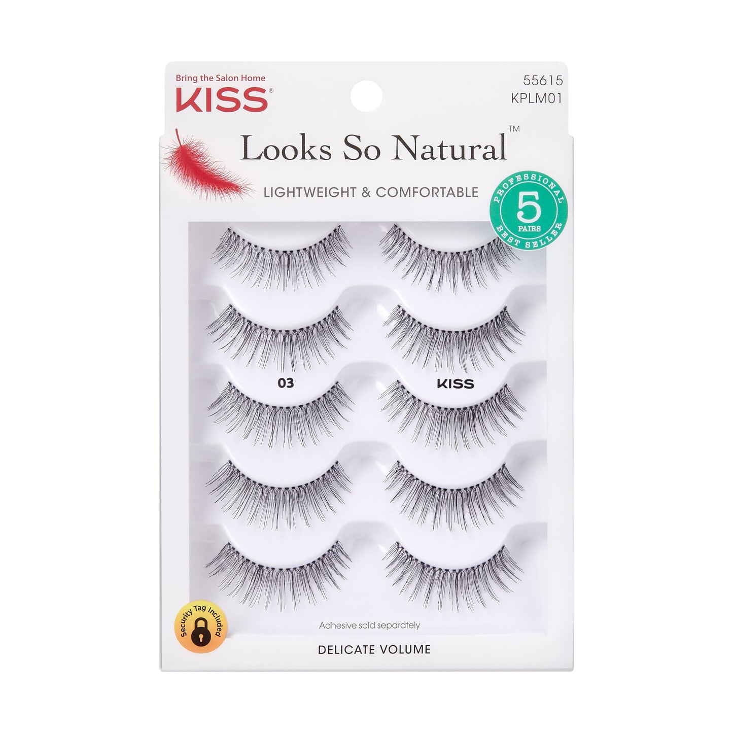 Kiss Looks So Natural Lashes #03 Lightweight & Comfortable