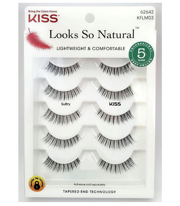 Kiss Looks So Natural Lashes Sultry 5 Pairs