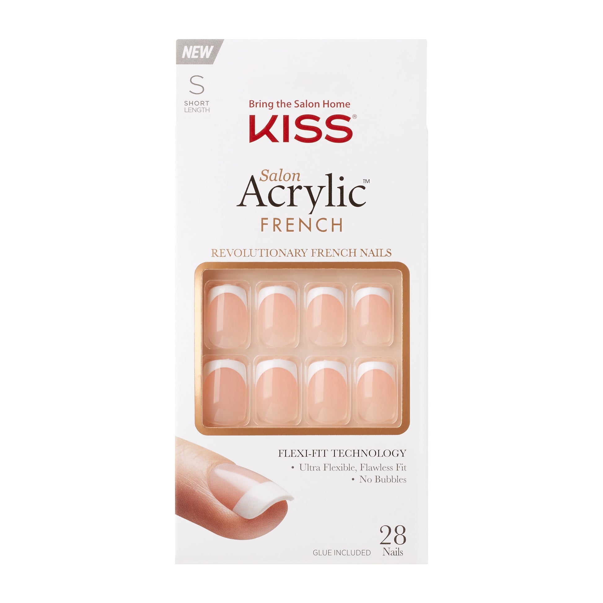 KISS Core French Faux Nail Collection - Perfection