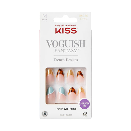 KISS Voguish Fantasy Press on Nails, 4 Wheel Drive