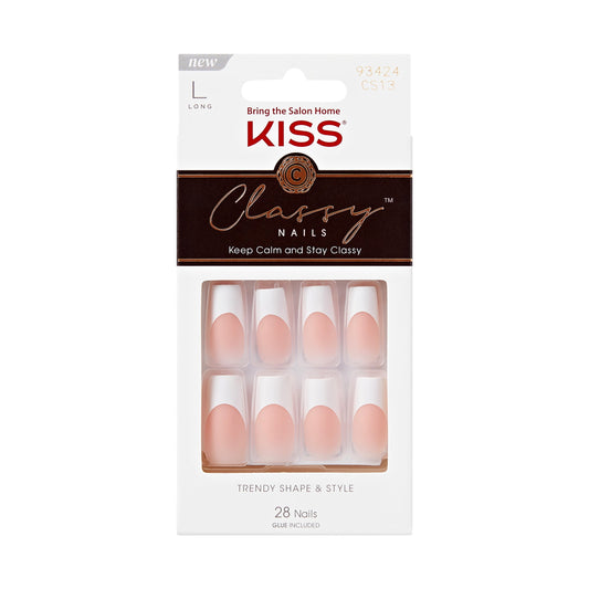 KISS Classy Press On Nails - Silk Dress