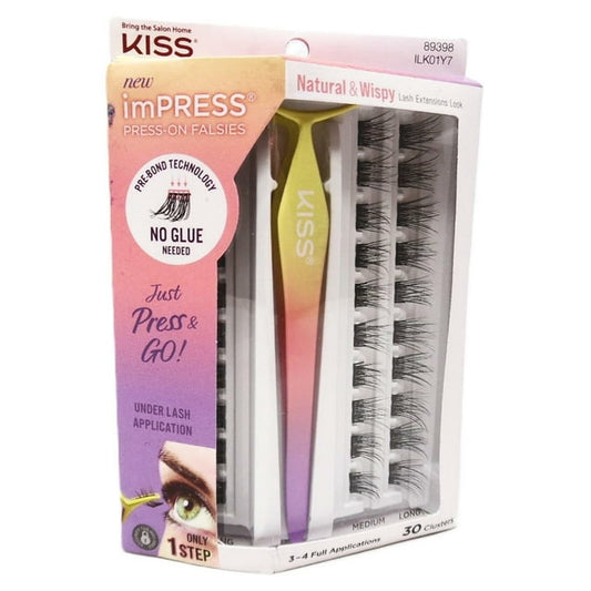 KISS imPRESS Falsies Individual Lashes - Wispy, 30 count