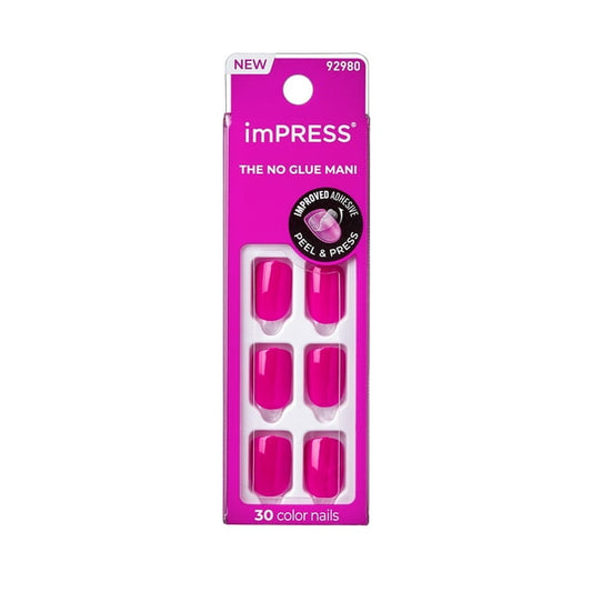 KISS imPRESS Color Press On Fake Nails - All Smiles