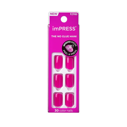 KISS imPRESS Color Press-On Fake Nails - Petal Pink