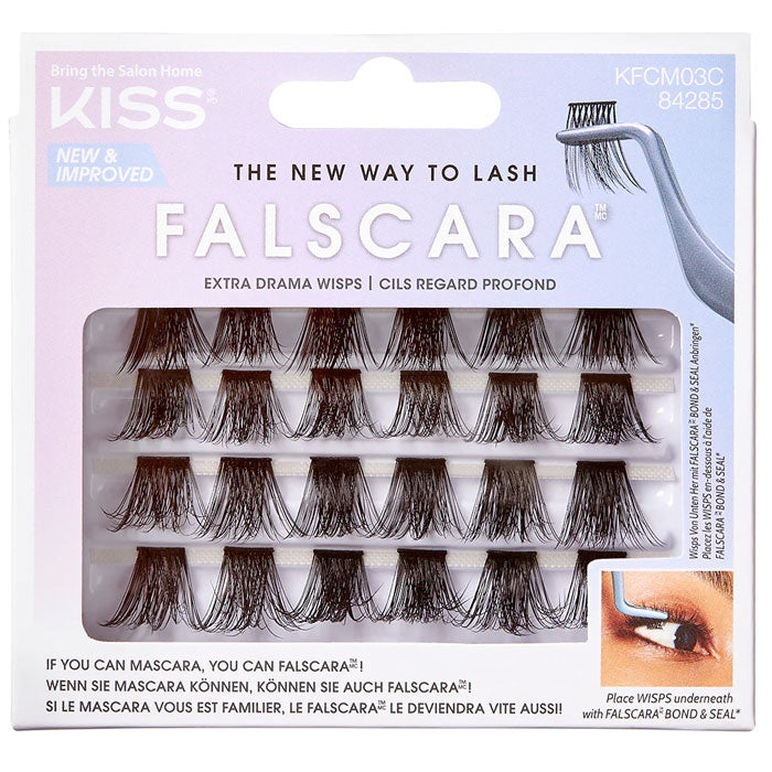 KISS FALSCARA Multipack Drama Lashes - Extra Drama Wisps, 30 count