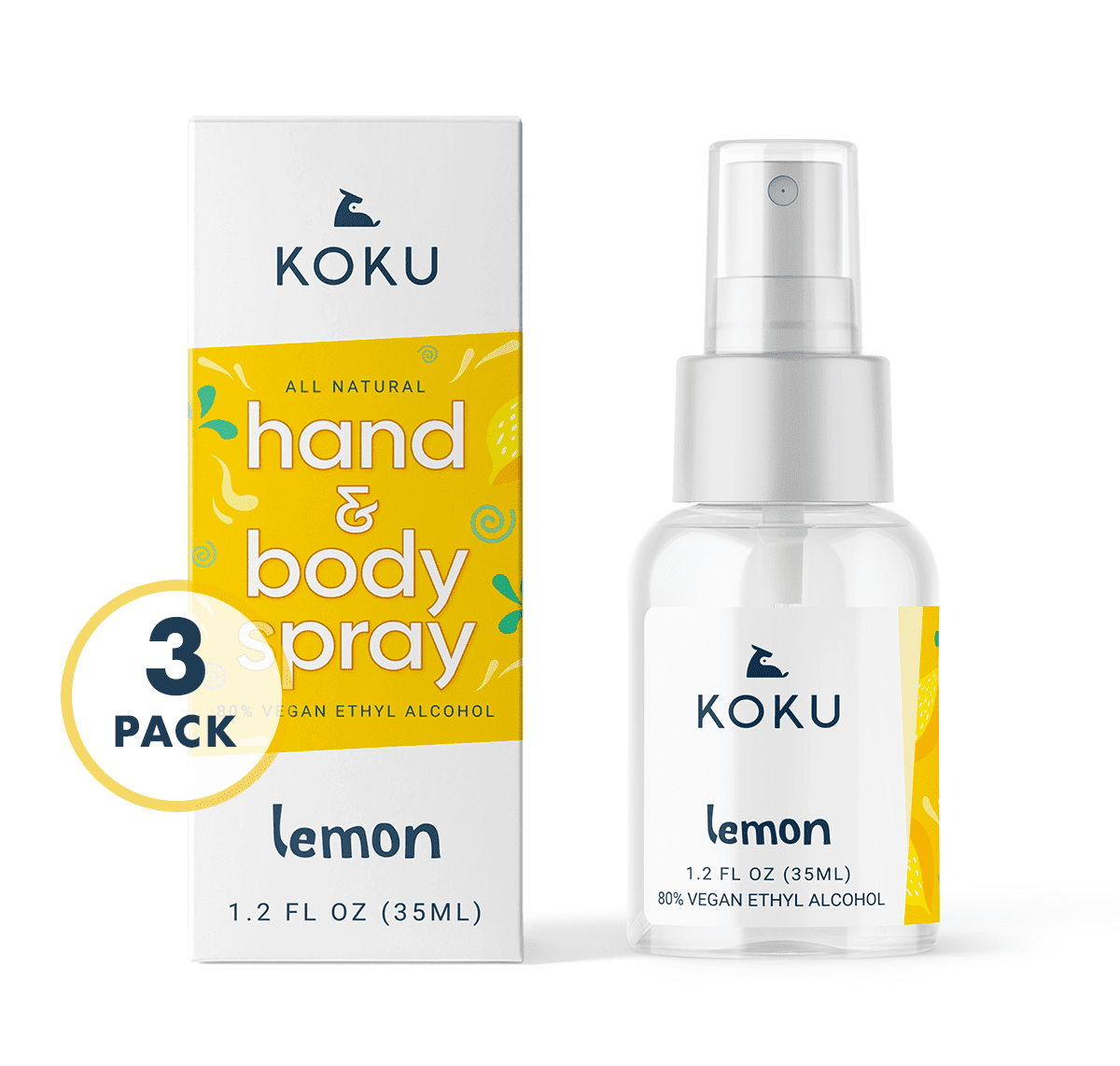 KOKU HND BDY SPRAY,LEMON