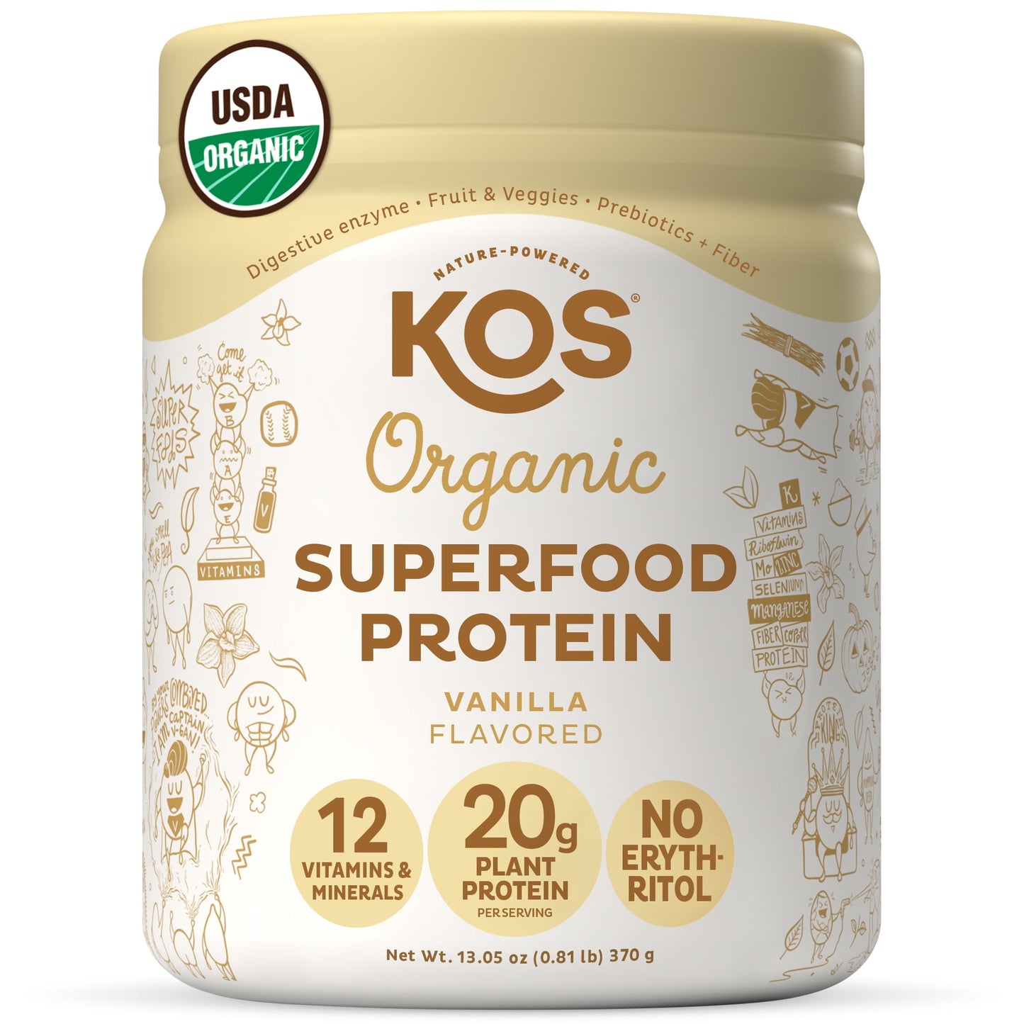KOS PROTEIN POWDER,OG2,VAN
