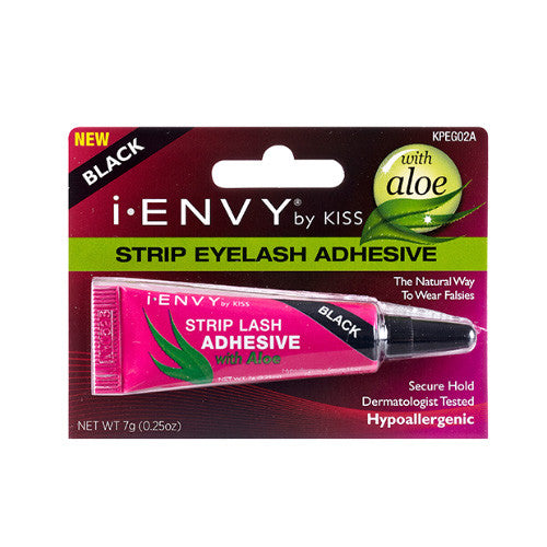 Kiss I Envy Eyelash Adhesive Strip W/Aloe Black 0.25oz