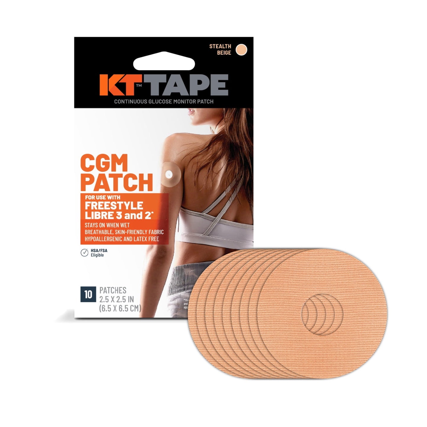 KT TAPE CGM AP FRESTYL LIBRE 10CT