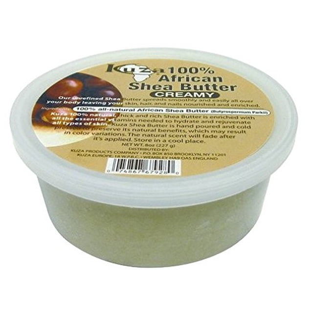 Kuza 100% Pure African Shea Butter - Creamy, 8 oz