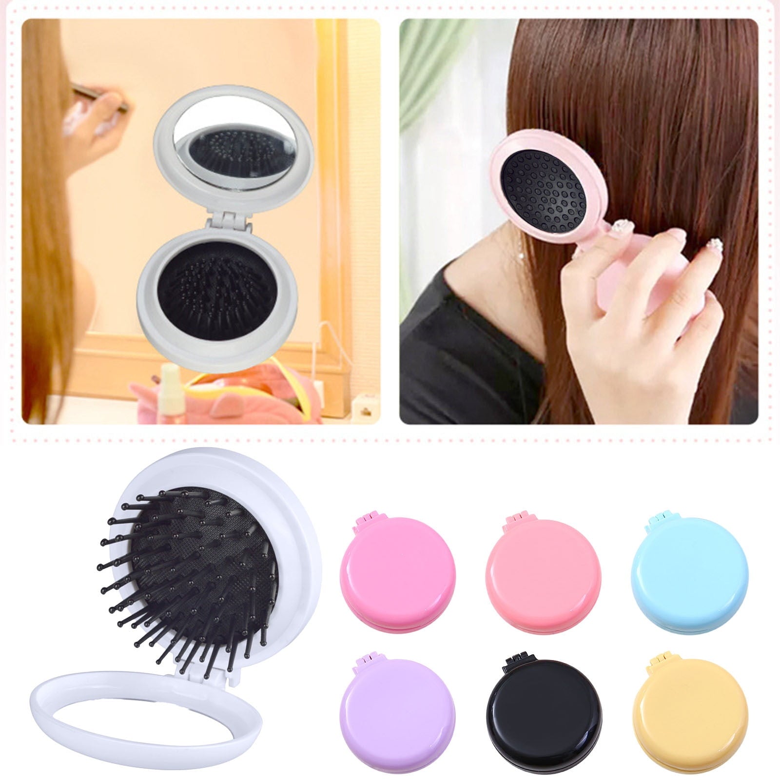 CALYPSO HAIR BRUSH MINI    2pk