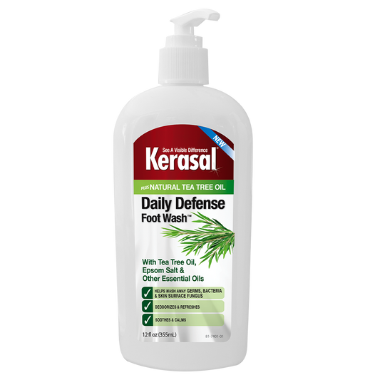 KERASAL DAILY DEFENSE FOOT WASH 12OZ