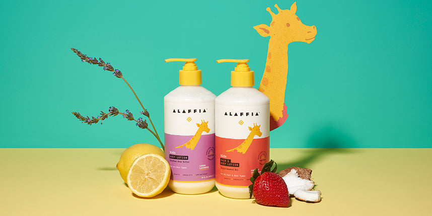 ALAFFIA KIDS,LOTION,LEMON & LAV