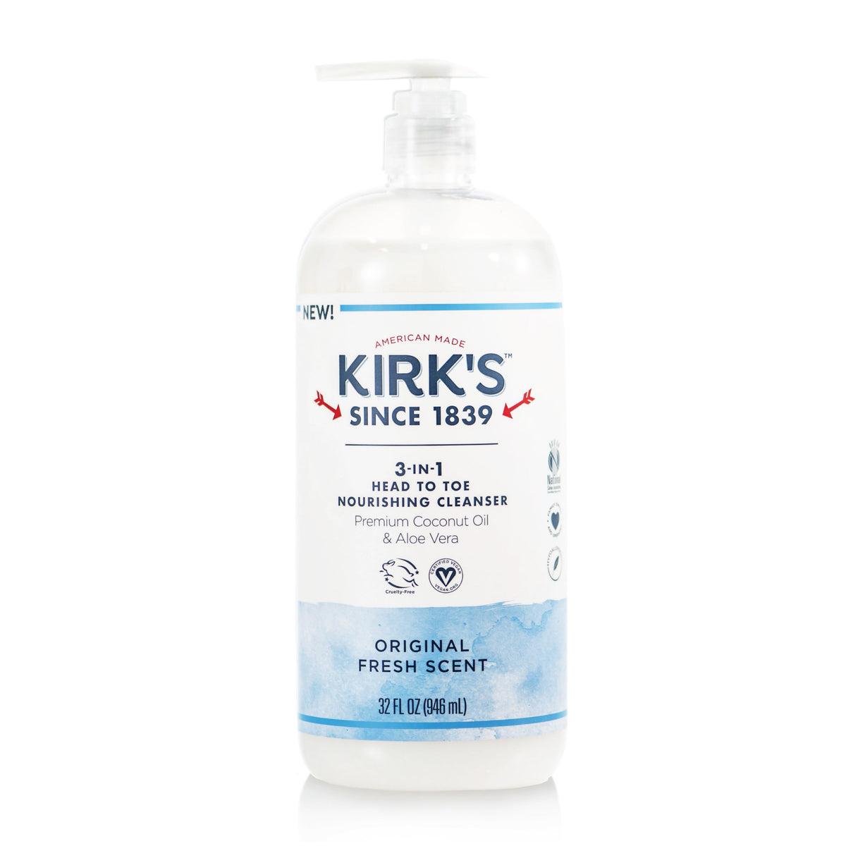 KIRK'S NATURAL 3-IN-1 CLNSR,JUNIPER,LIME