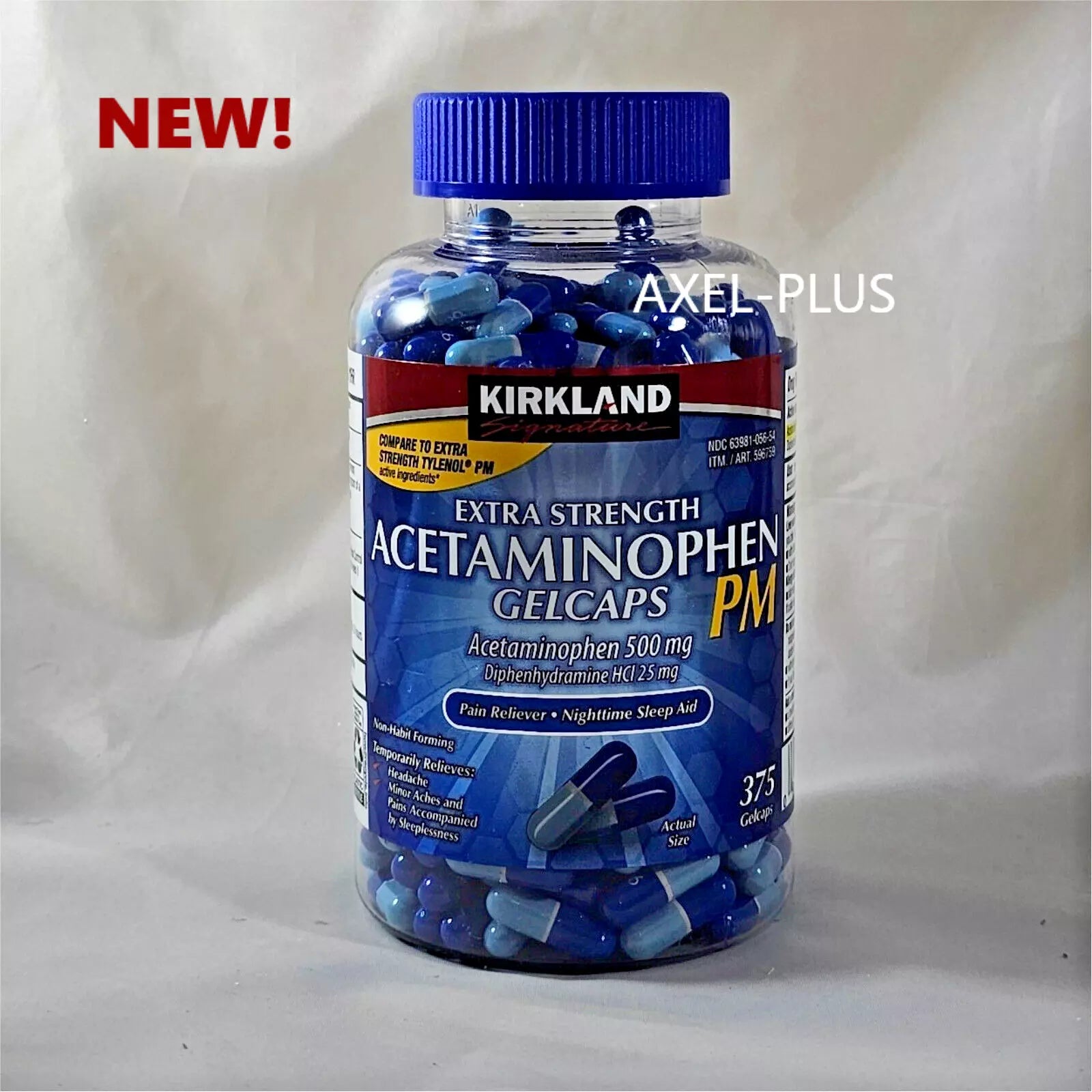 ACETAMINOPHEN PM TB 25-500MG 50