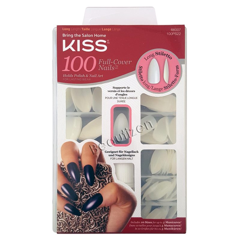 Kiss 100 Full Cover Nails Long Square
