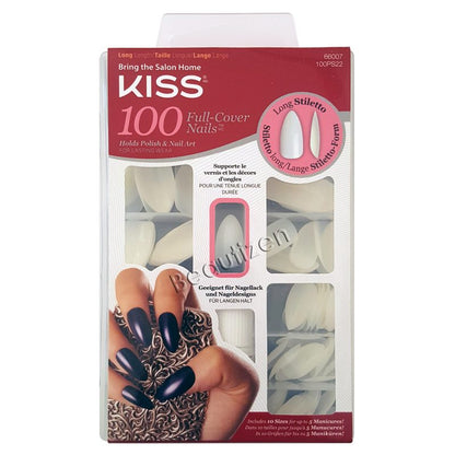 Kiss 100 Full Cover Nails Long Square