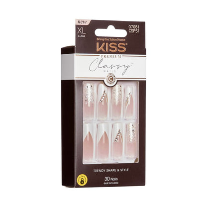 KISS Natural Professional Coverage Premium Faux Nails - Earthly, 140 count