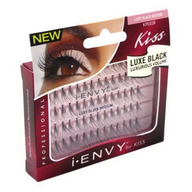 Kiss I Envy Luxe Black Knotted Medium 70 Lashes